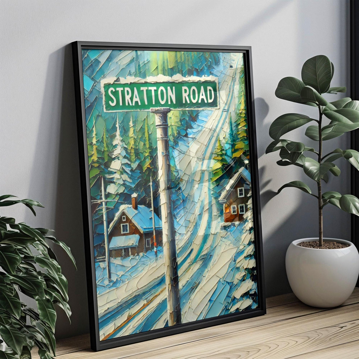 Stratton Road Print - Rutland, Vermont, USA