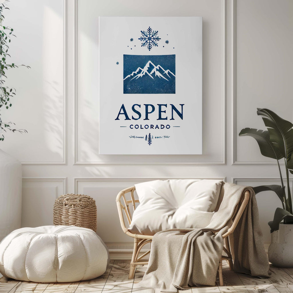 Aspen Tree Nature Print - Aspen, Colorado, USA