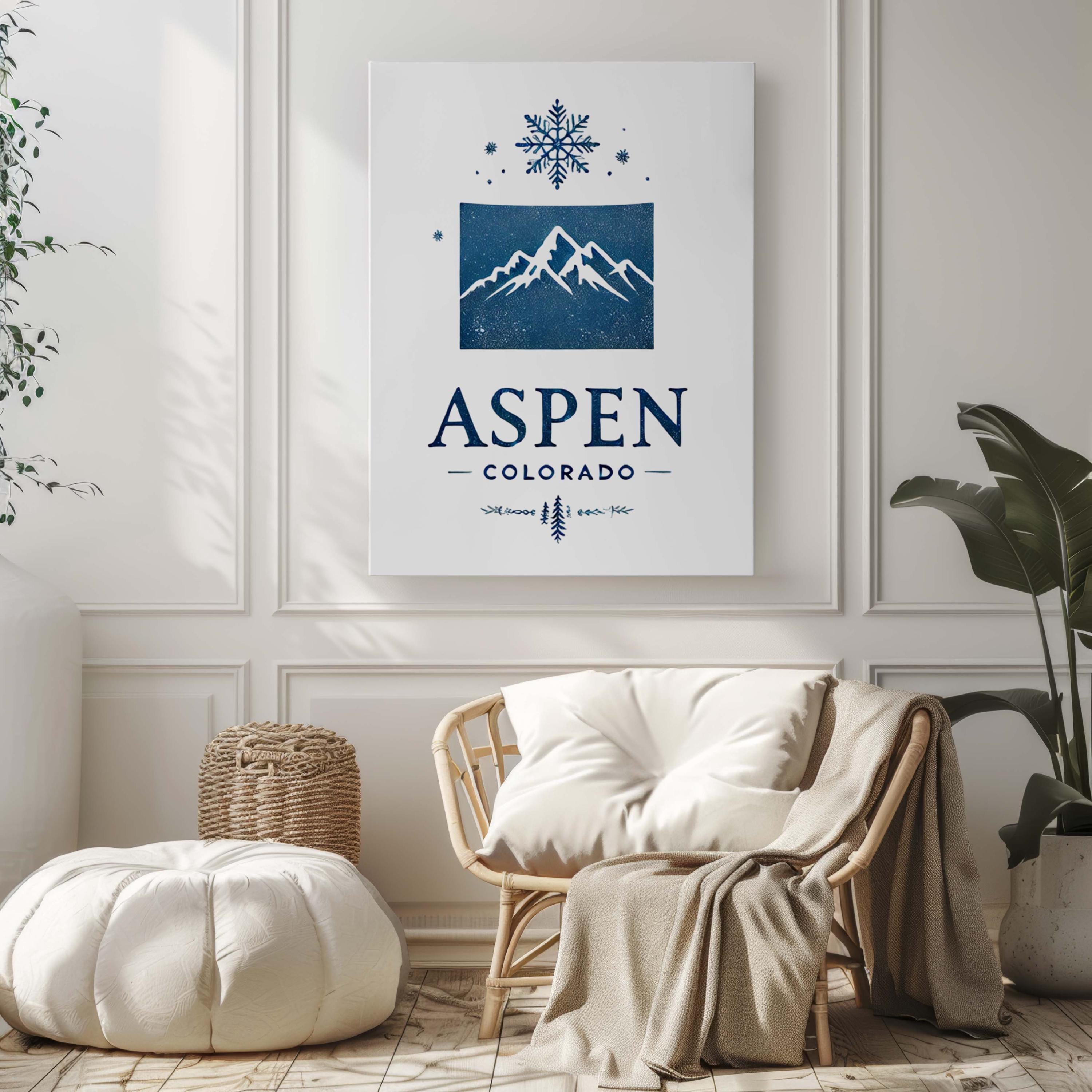 Aspen Tree Nature Print - Aspen, Colorado, USA