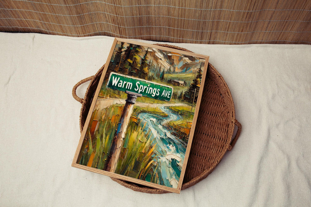 Warm Springs Avenue Wall Art - Boise, Idaho, USA