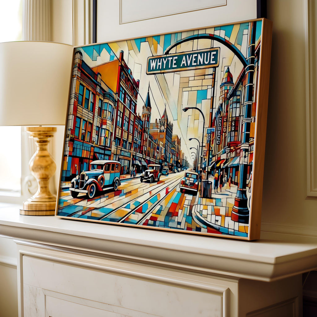 Whyte Avenue Wall Art - Edmonton, Alberta, Canada