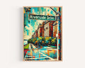 Riverside Drive Print Modern - Manhattan, New York, USA