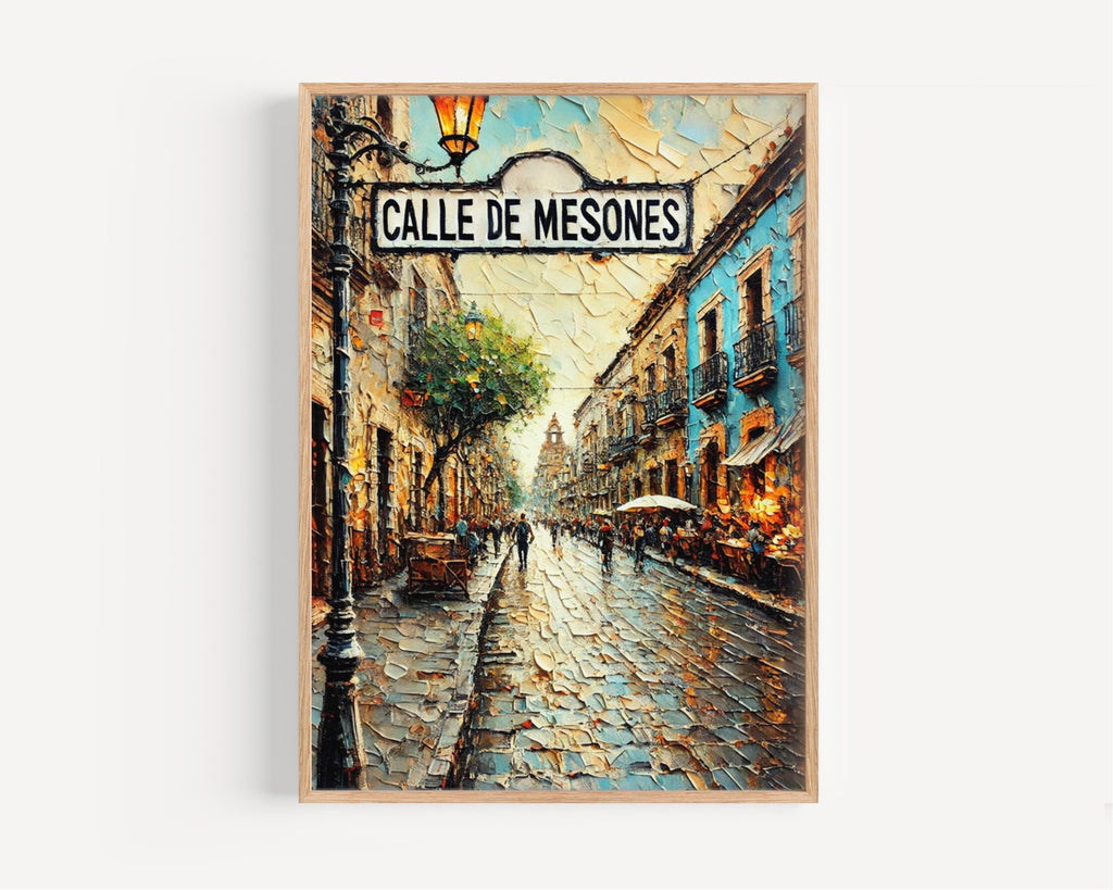 Calle de Mesones Print - Mexico City, Mexico