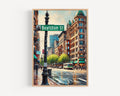 Boylston Street Wall Art - Boston, Massachusetts, USA