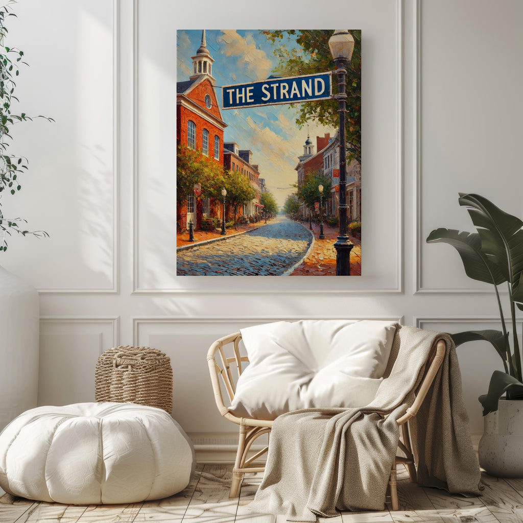 The Strand Wall Art - New Castle, Delaware, USA