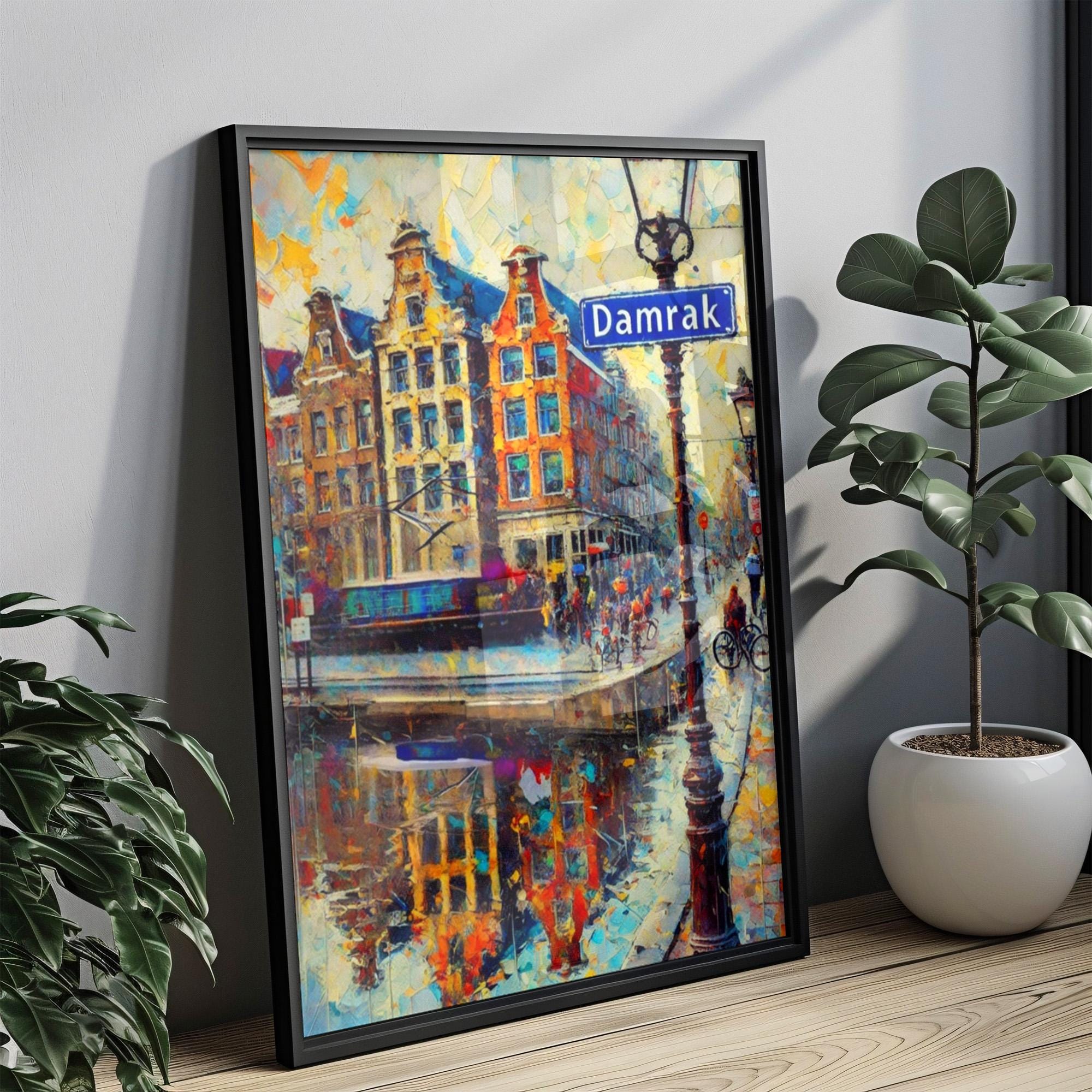 Damrak Print - Amsterdam, Netherlands