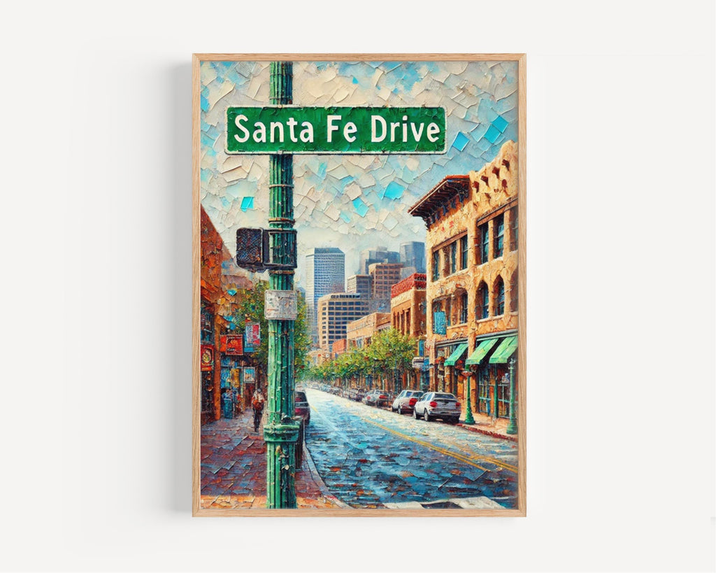 Santa Fe Drive Wall Art - Denver, Colorado, USA