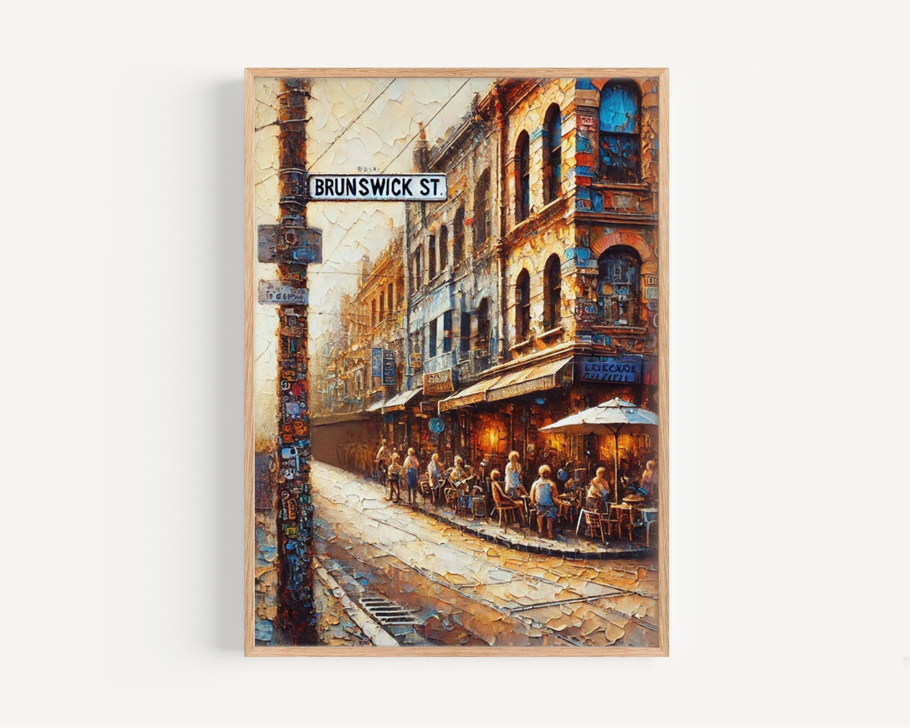 Brunswick Street Print - Melbourne, Australia
