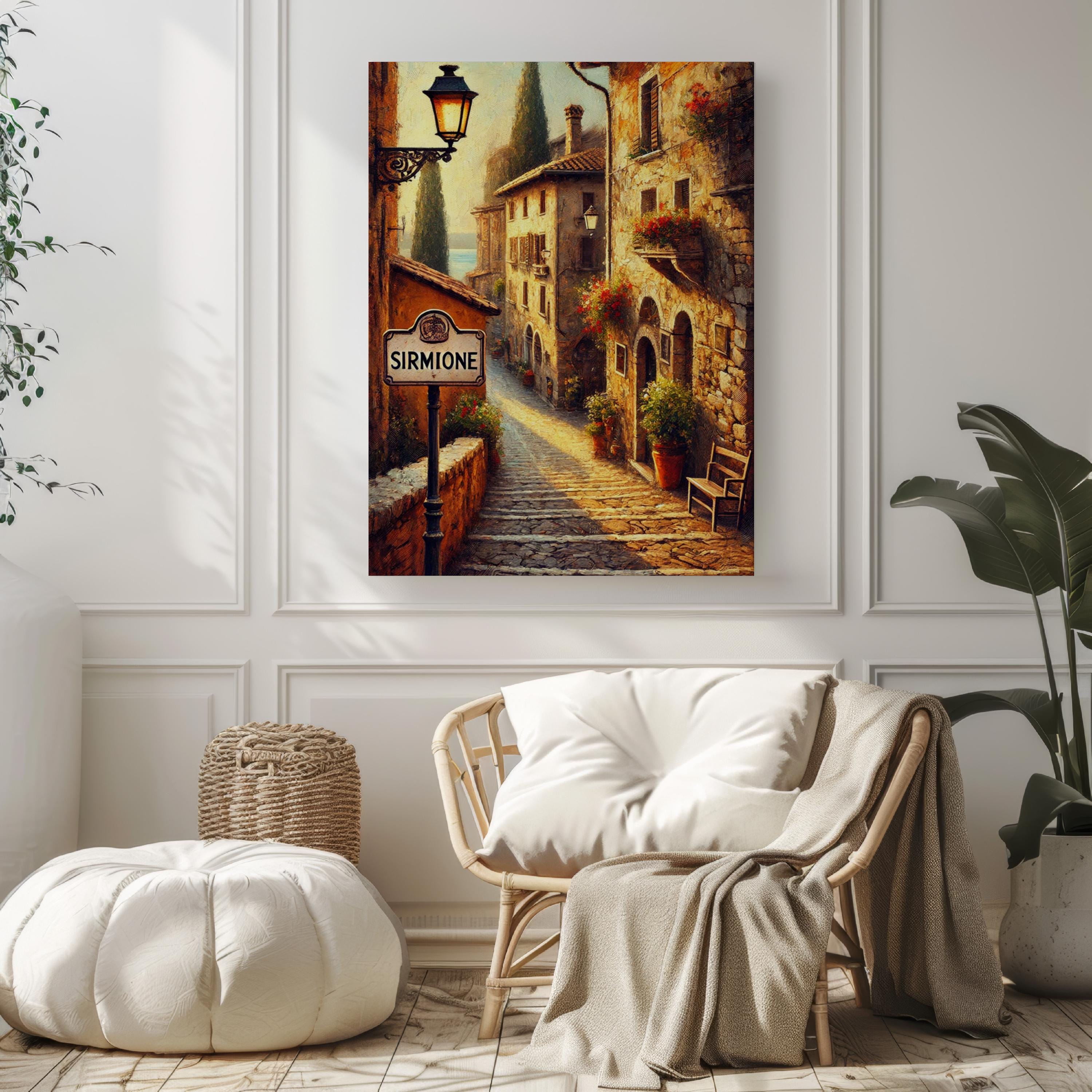 Sirmione Vintage Poster - Sirmione, Italy