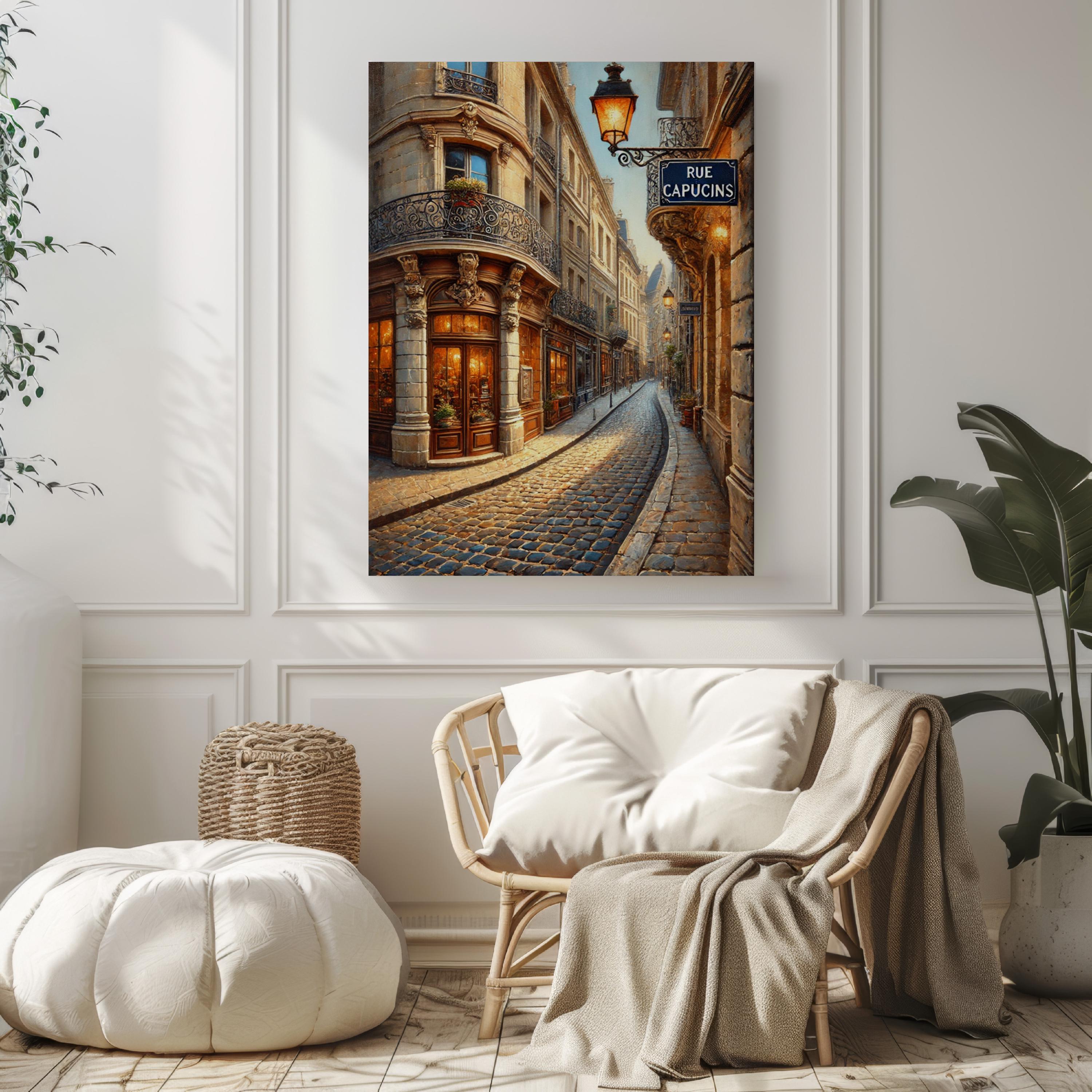 Rue Des Capucins Print - Lyon, France