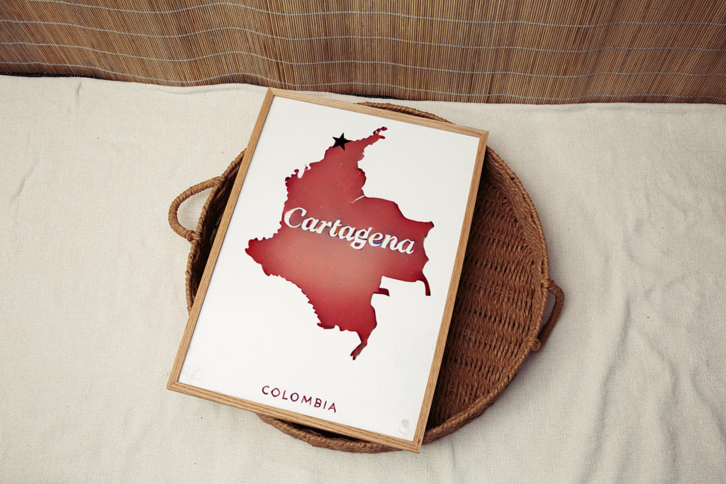 Cartagena Cityscape Poster - Cartagena, Colombia