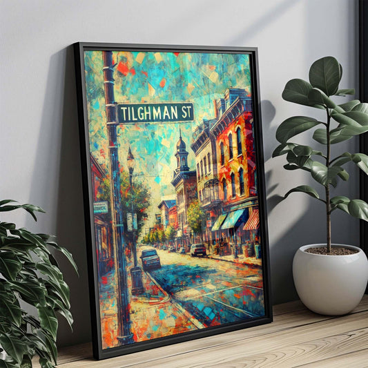 Tilghman St Print - Allentown Travel Poster & Wall Art, Pennsylvania Gift, Housewarming Decor, Unique Tilghman Street Art Print