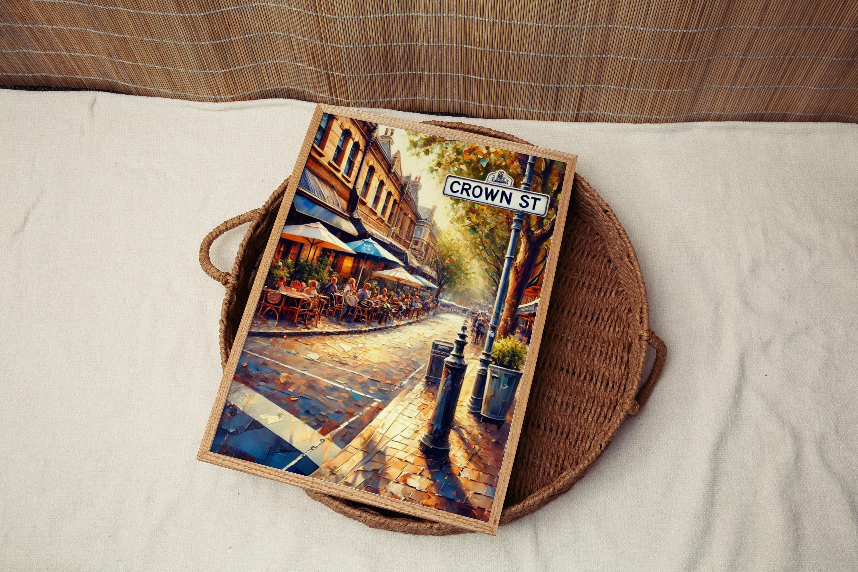 Surry Hills Crown St Wall Art - Sydney Travel Print & Poster, Surry Hills Gift, Housewarming Decor, Modern Urban Artwork