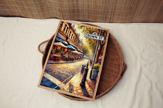 Surry Hills Crown St Wall Art - Sydney Travel Print & Poster, Surry Hills Gift, Housewarming Decor, Modern Urban Artwork