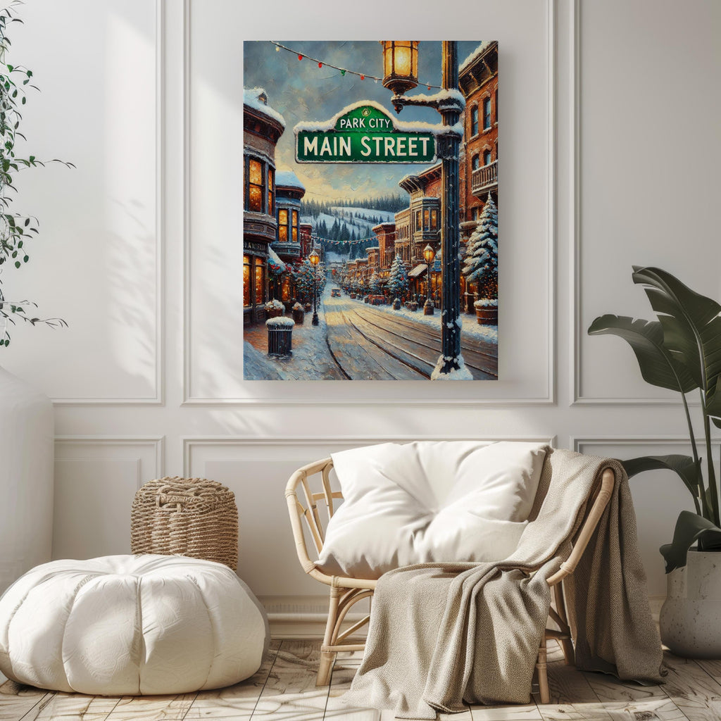 Main Street Print - Park City, Utah, USA