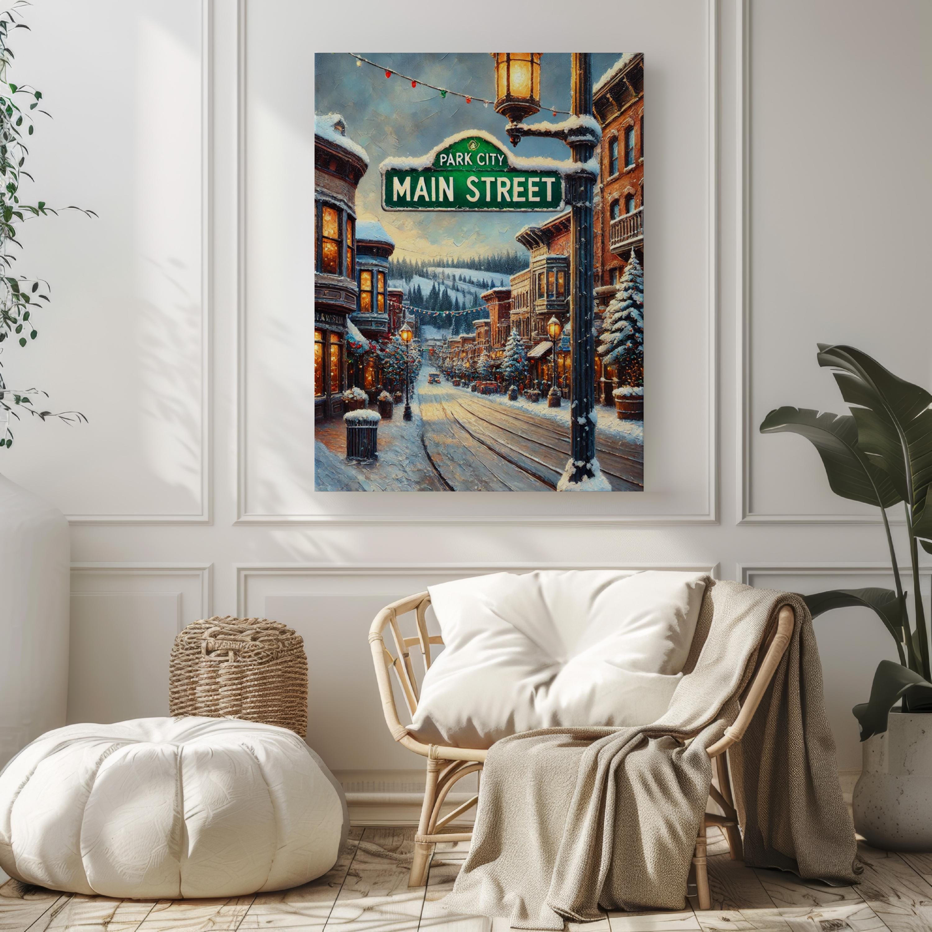 Main Street Print - Park City, Utah, USA