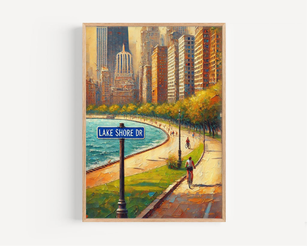 Lake Shore Drive Wall Art - Chicago, Illinois, USA