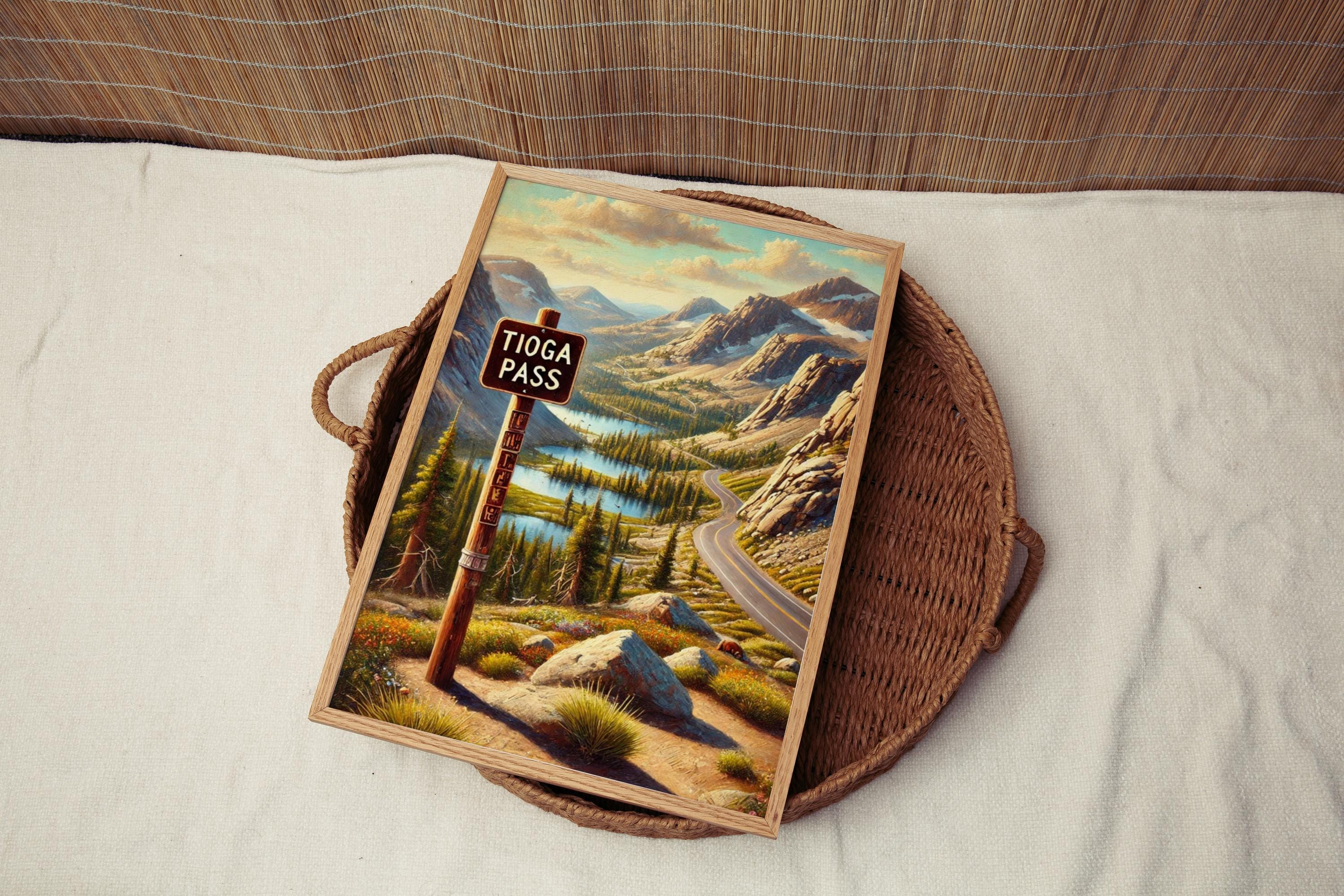 Tioga Pass Poster - Yosemite, California, USA