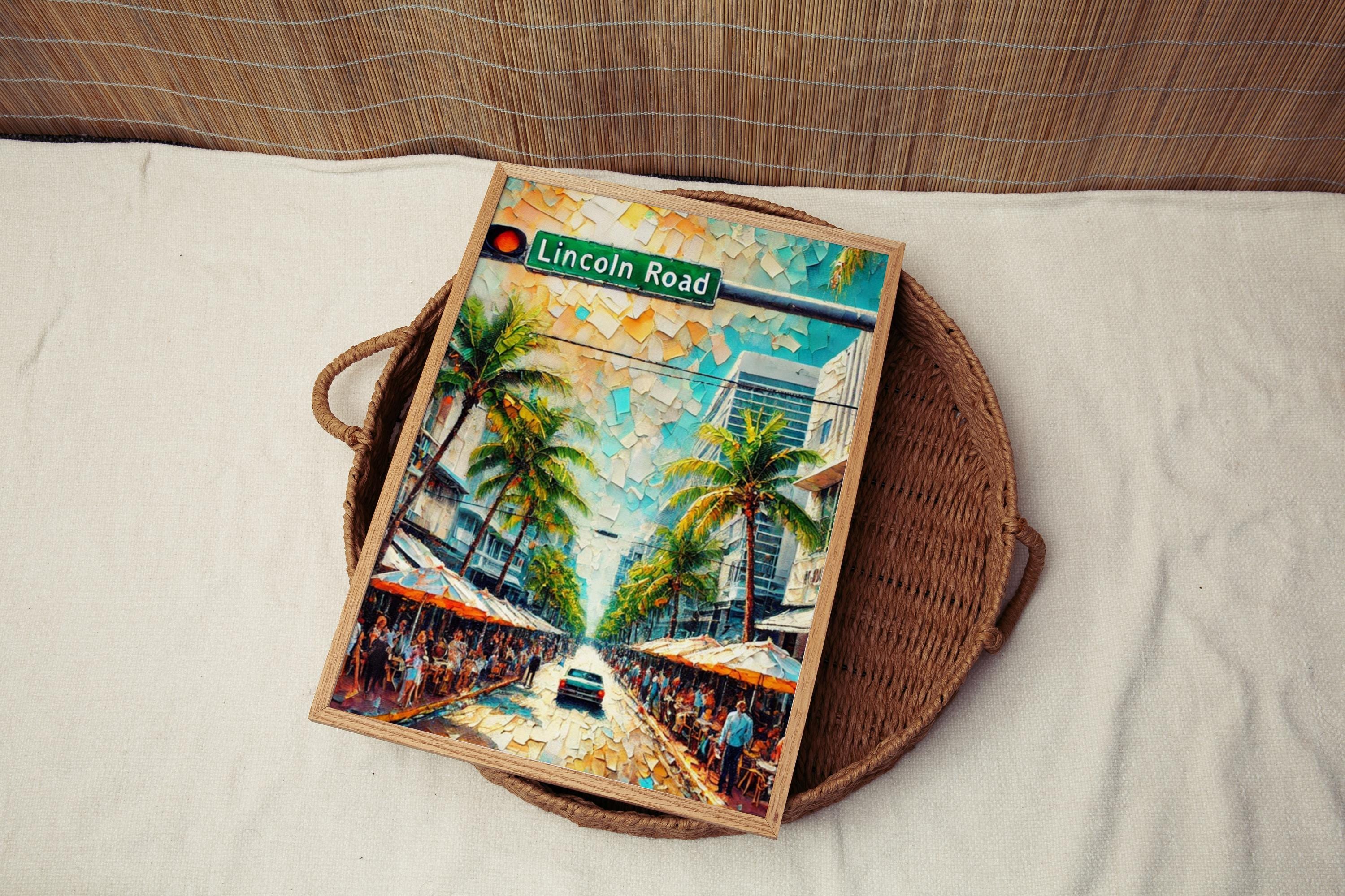 Lincoln Road Print - Miami Beach, Florida, USA