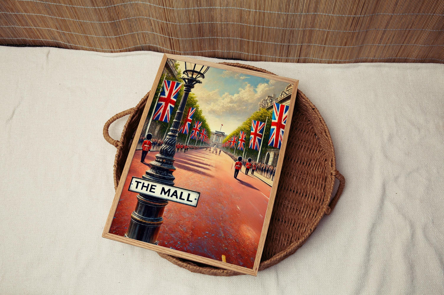 The Mall London Print: United Kingdom Travel Art, Personalized City Decor
