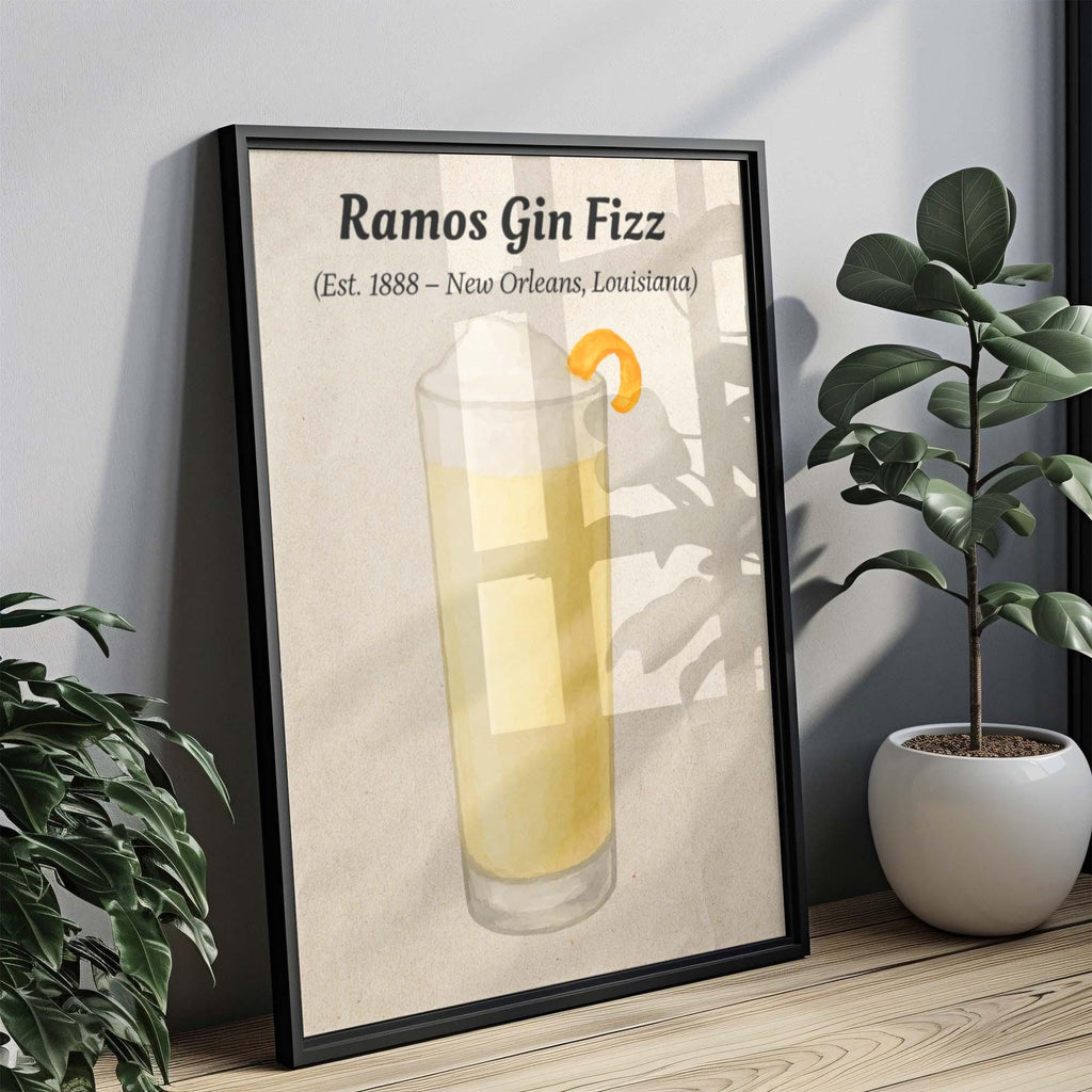 Ramos Gin Fizz Wall Art