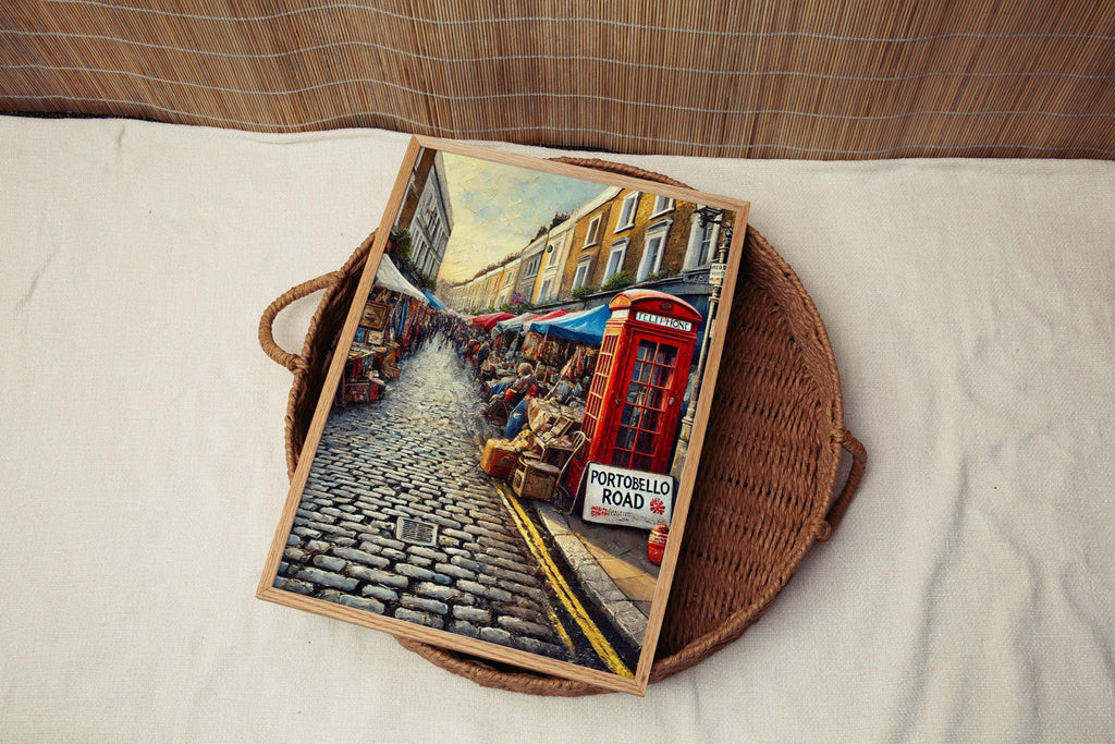Portobello Road Print Vintage - London, United Kingdom