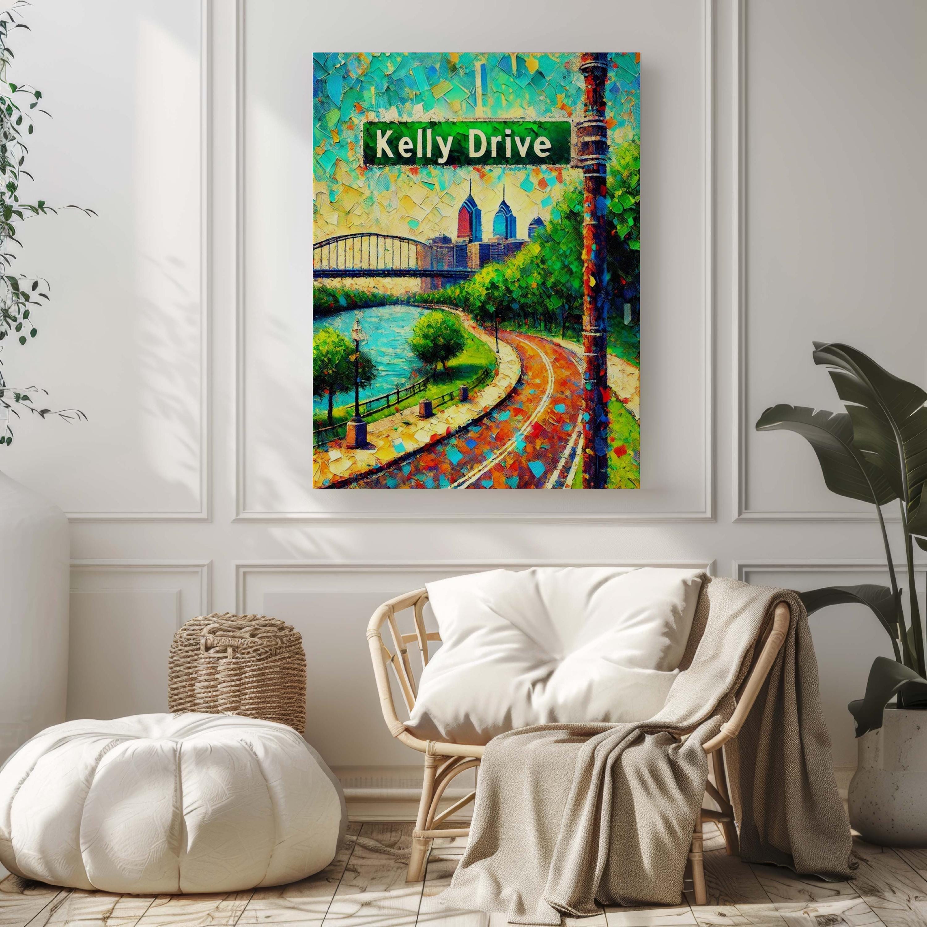 Kelly Drive Print - Philadelphia, Pennsylvania, USA