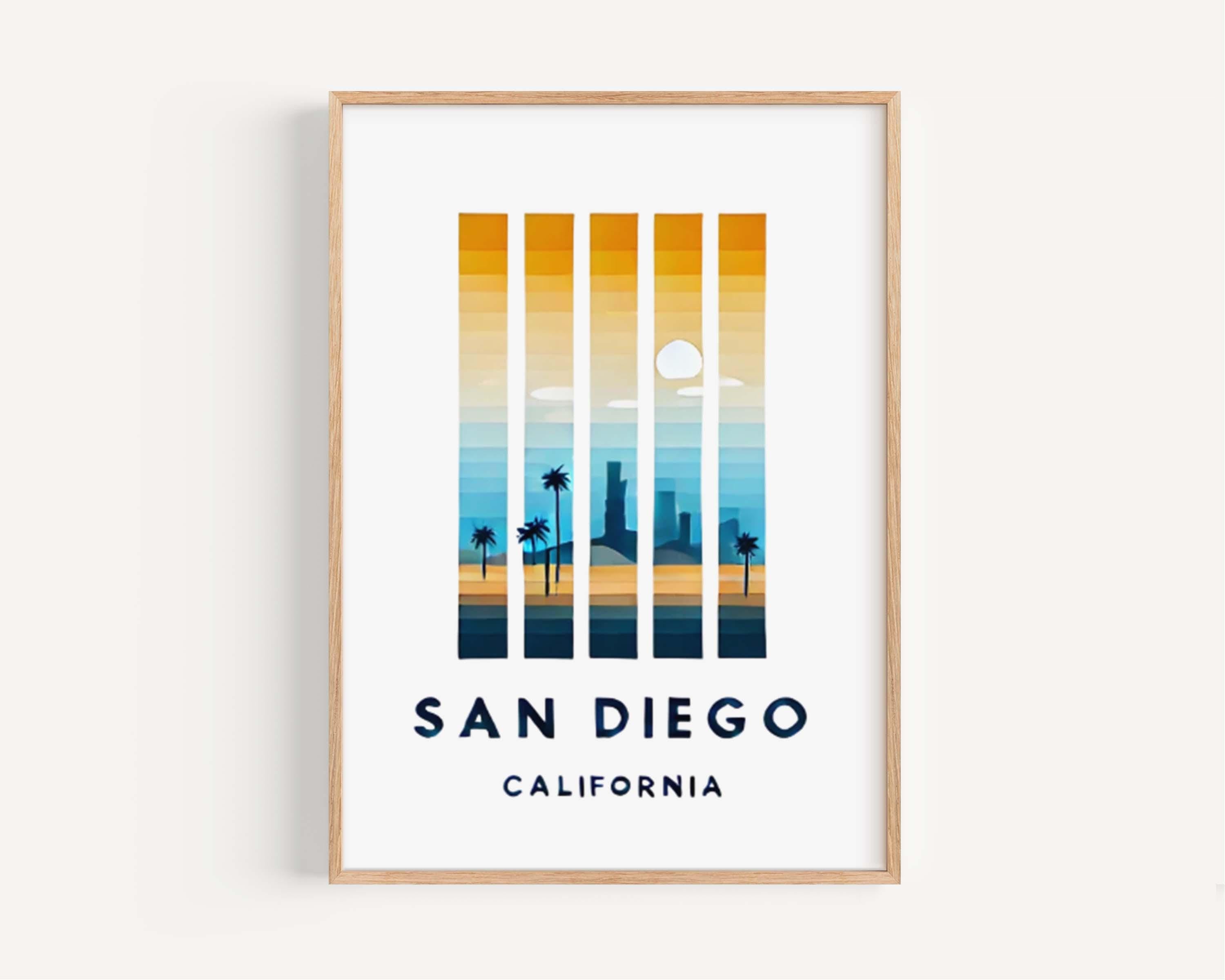 San Diego Print - San Diego, California, USA