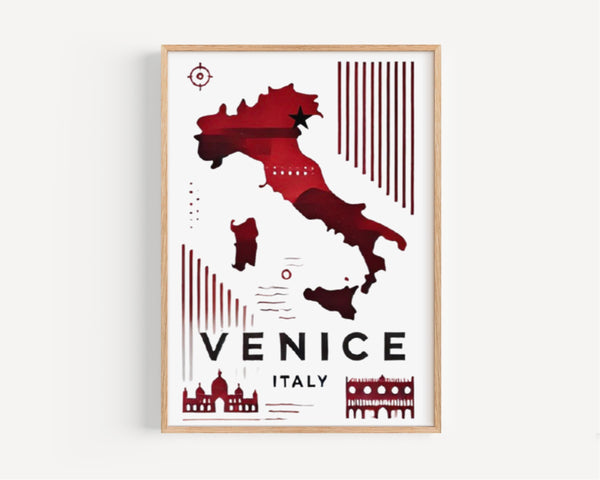 Venice Travel Poster - Venice, Italy