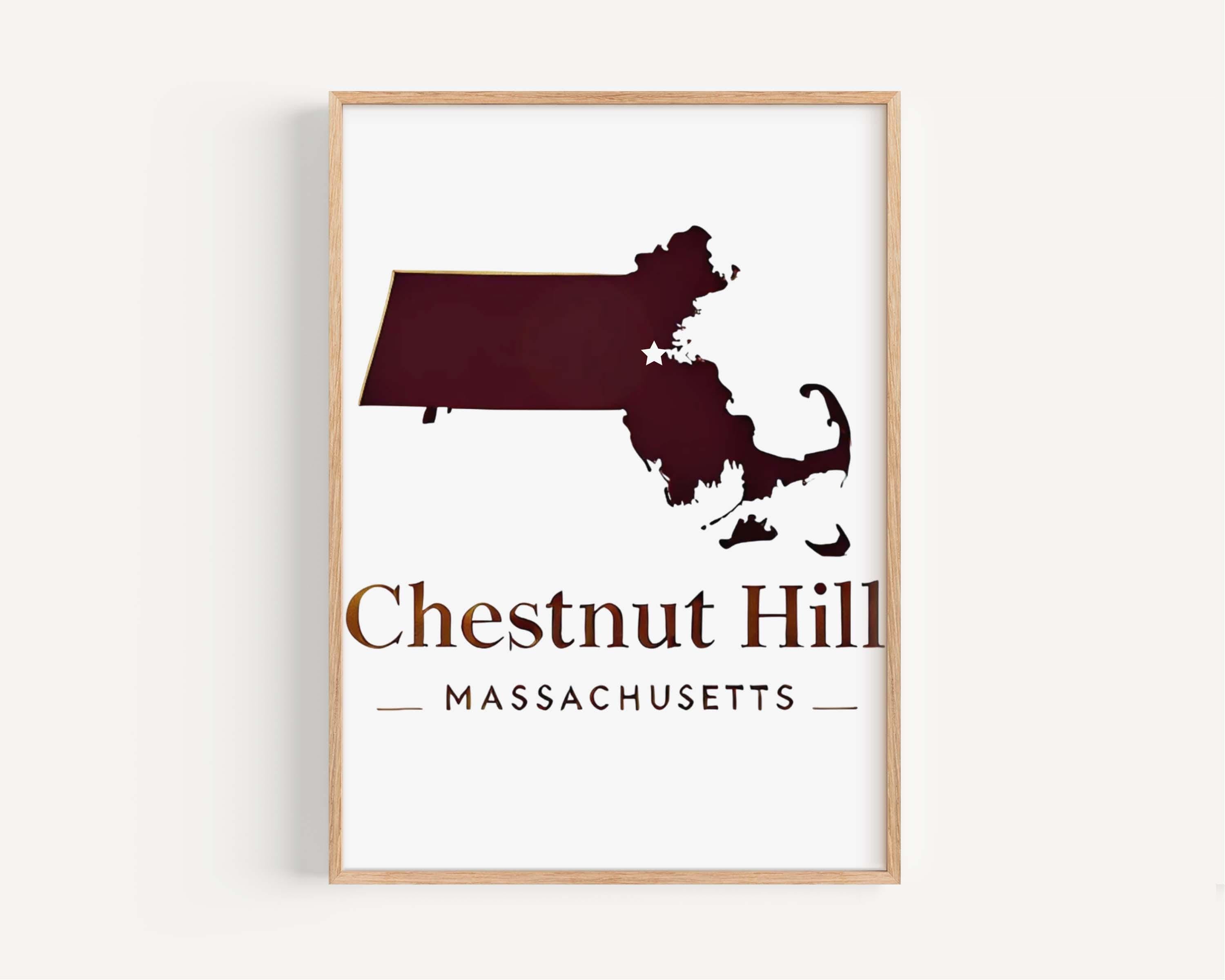 Chestnut Hill Print - Massachusetts, USA