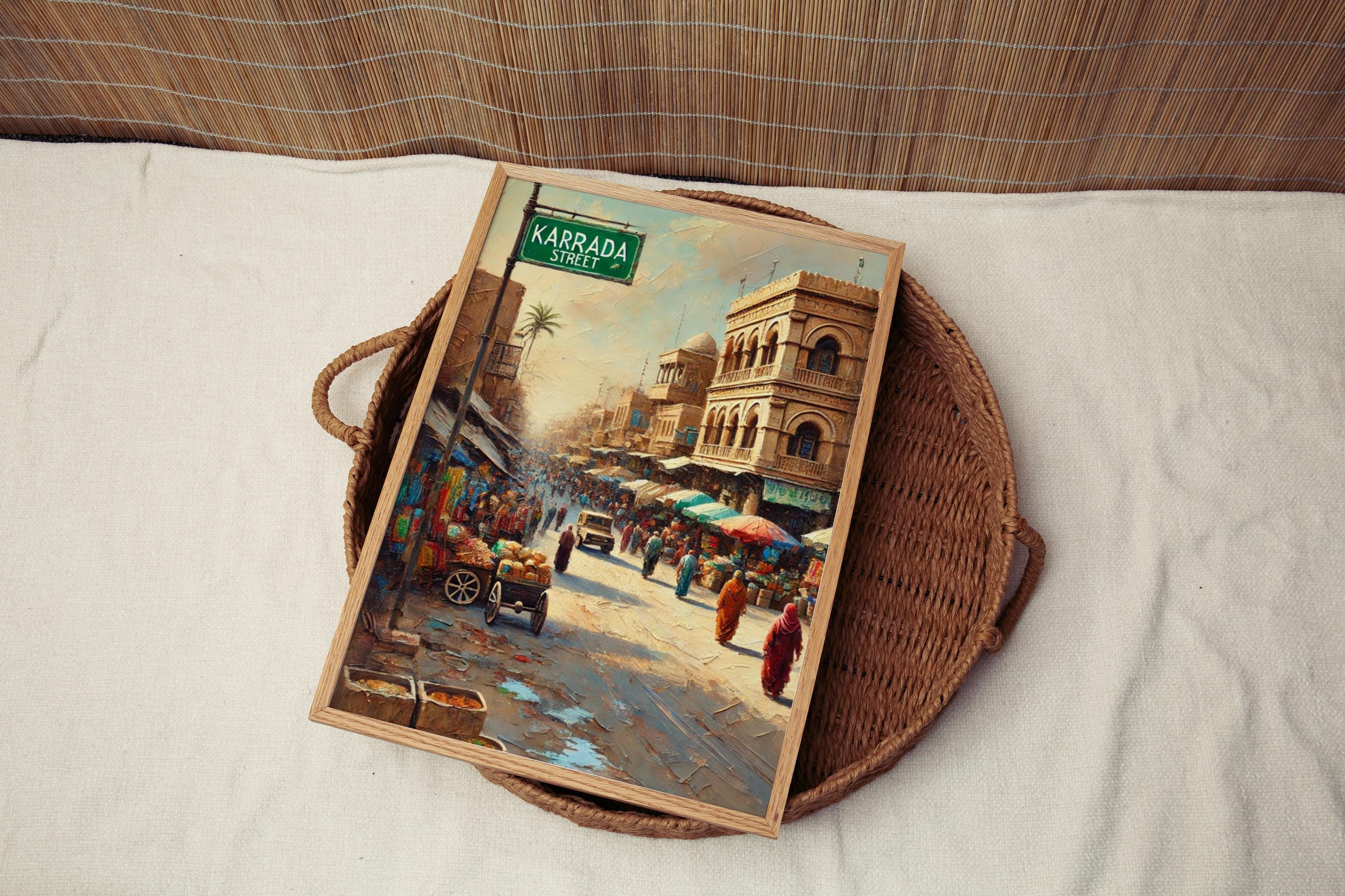 Karrada Street Modern Print - Baghdad, Iraq