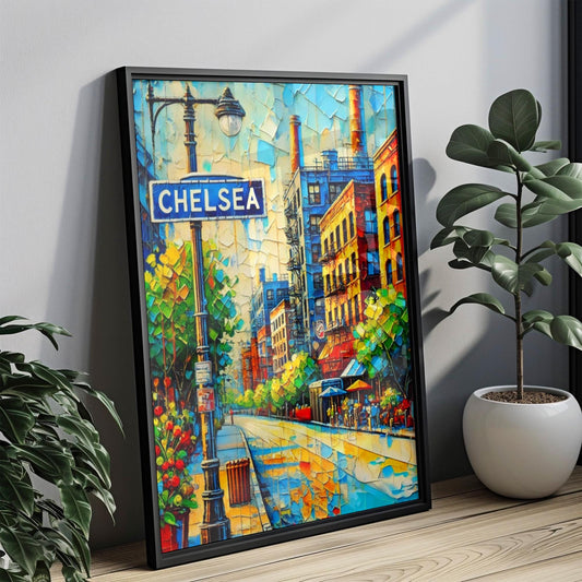 Massachusetts Chelsea Wall Art Print - Travel Poster & American Decor, Housewarming Gift, Massachusetts Gift Idea