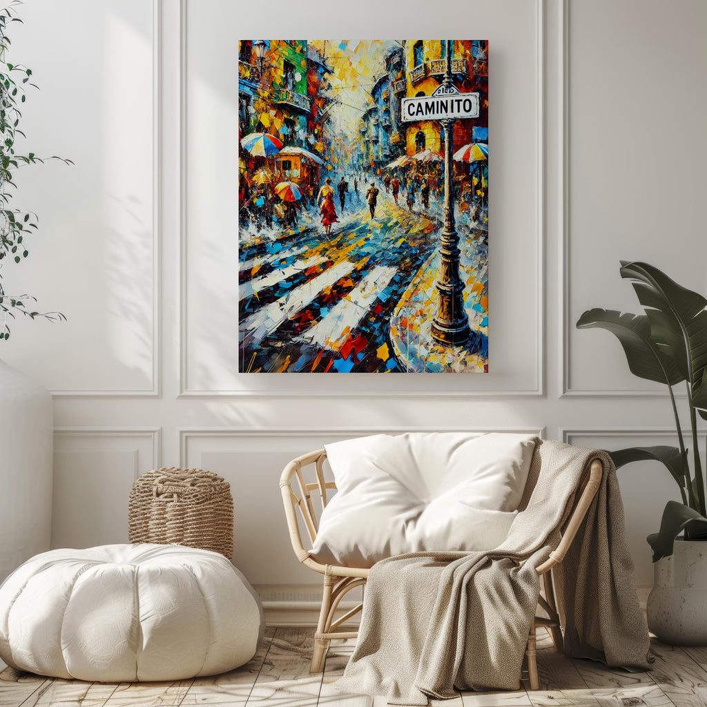 Caminito Street Wall Art Vibrant - Buenos Aires, Argentina