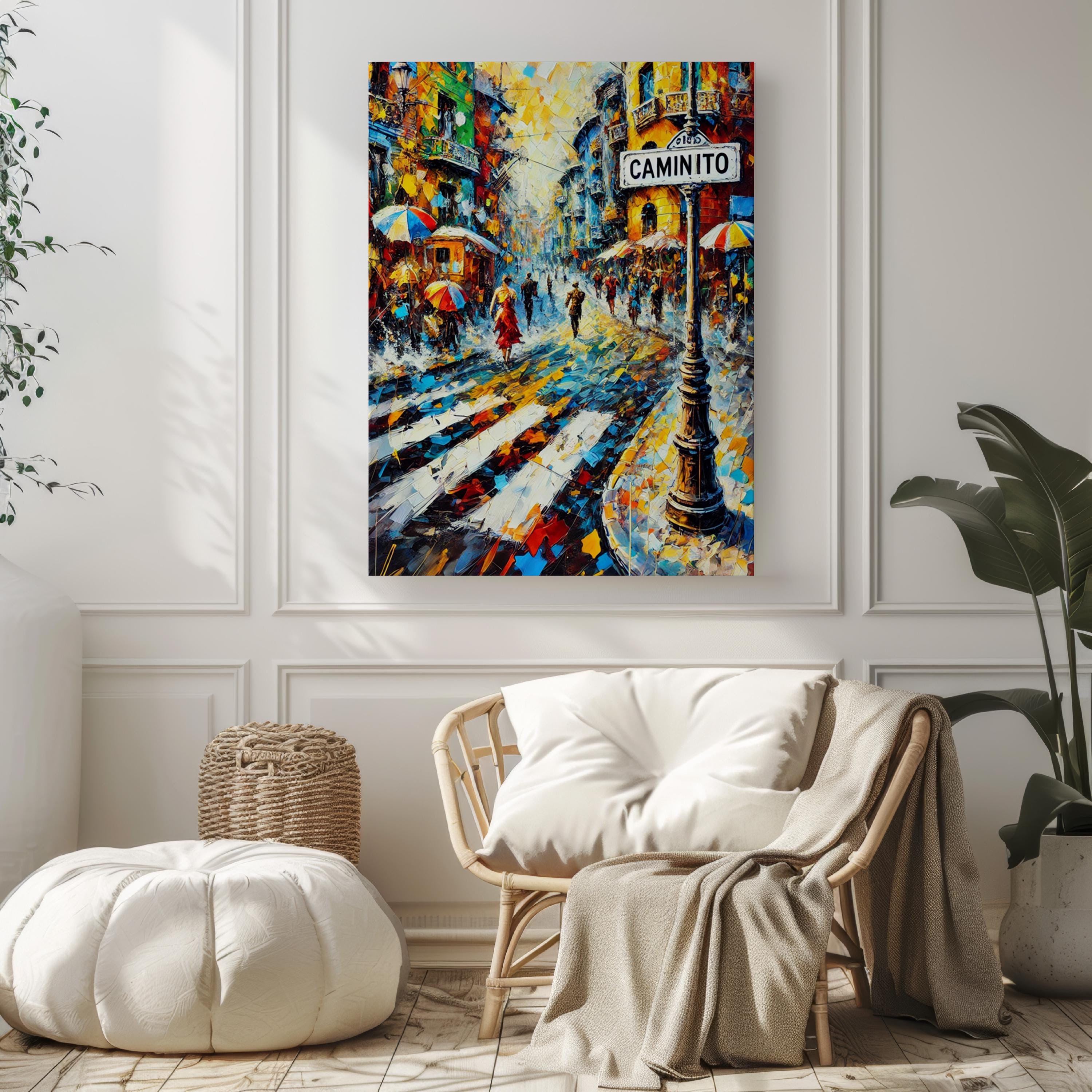 Caminito Street Wall Art Vibrant - Buenos Aires, Argentina