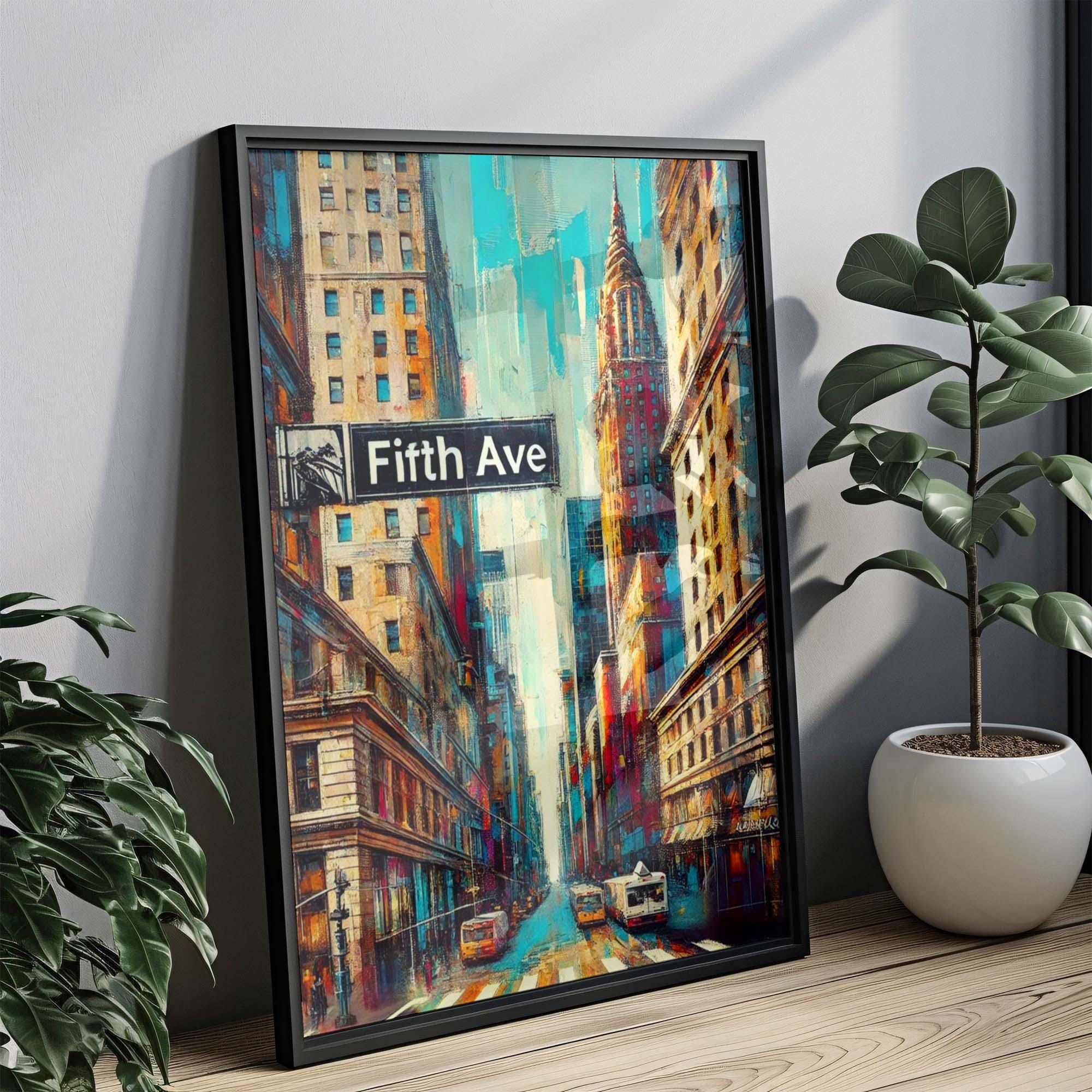 Fifth Avenue Print - Manhattan, New York, USA
