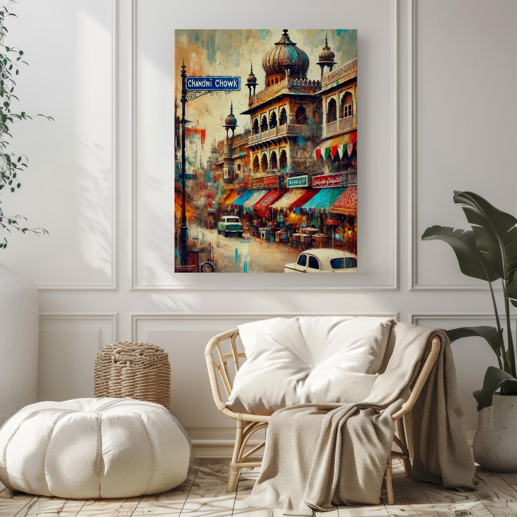 Chandni Chowk Print Vintage - Delhi, India
