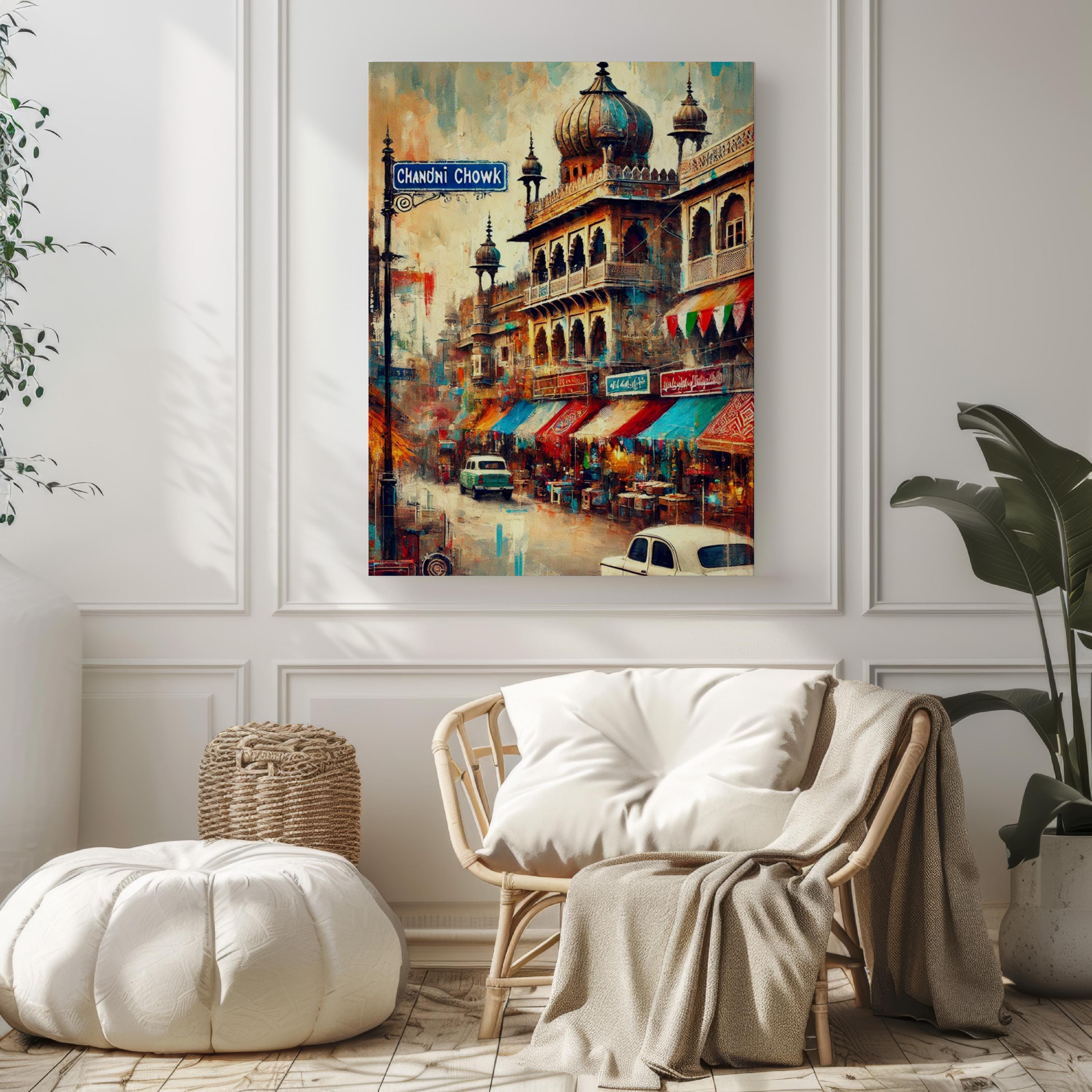 Chandni Chowk Print Vintage - Delhi, India