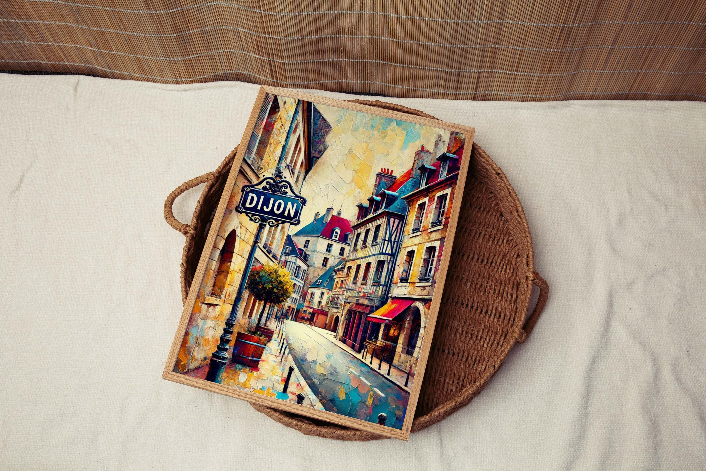 Dijon Print Vintage - Dijon, France