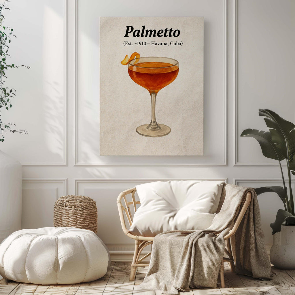 Palmetto Cocktail Wall Art