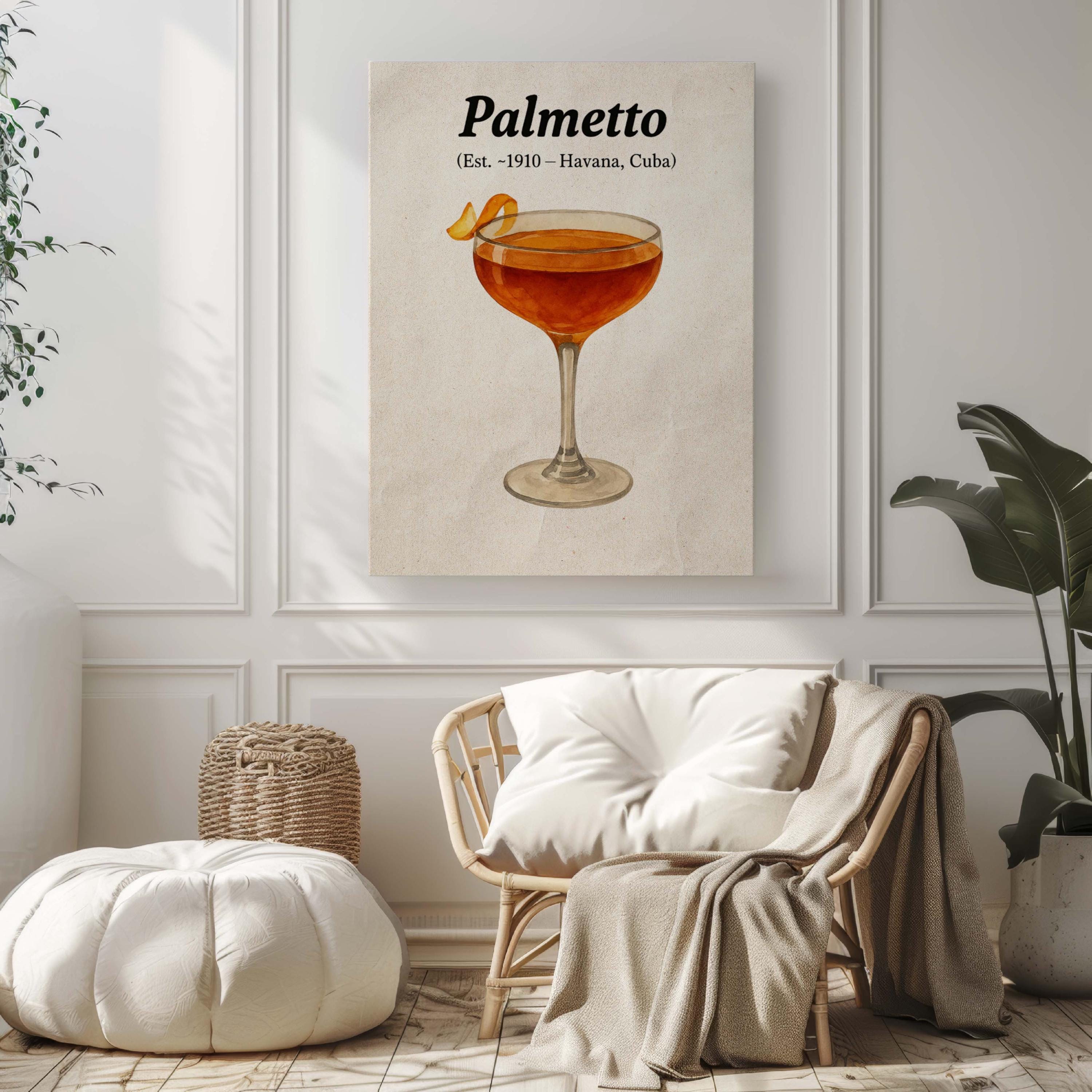 Palmetto Cocktail Wall Art
