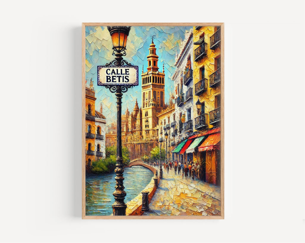 Calle Betis Wall Art - Seville, Spain