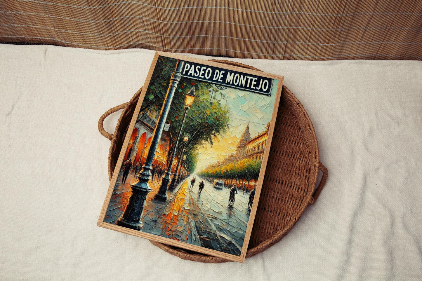 Merida Paseo de Montejo Wall Art Print, Mexico Travel Poster, Merida Artwork, Housewarming Gift, Mexico Decor, Travel Print