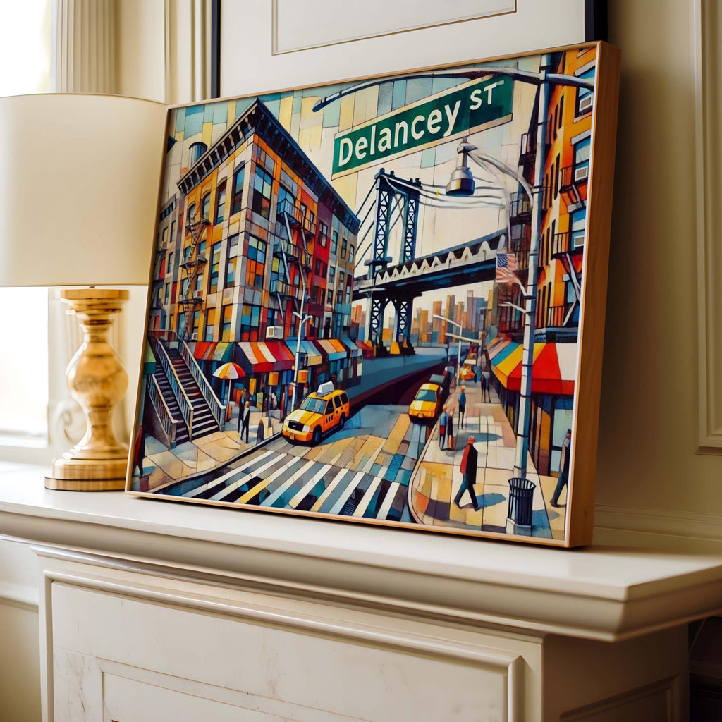 Delancey Street Print Modern - New York, New York, USA