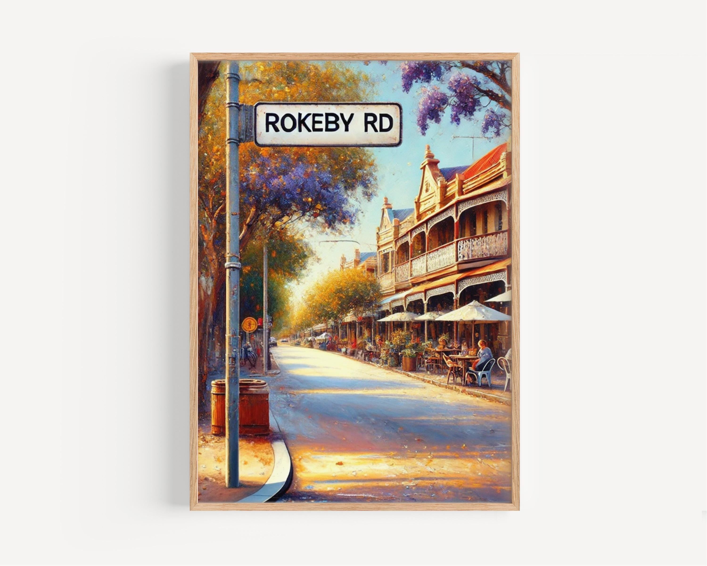 Subiaco Rokeby Rd Wall Art Print – Perth Travel Poster & Souvenir, Subiaco Gift, Housewarming Decor