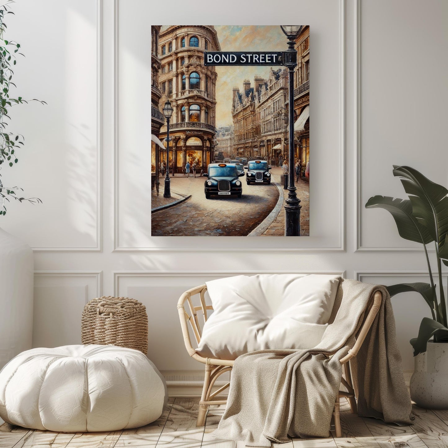 Bond Street Wall Art, London Street Sign Print, United Kingdom Art, City Travel Poster, Gift for Travelers, London Souvenir, Fine Art Wall