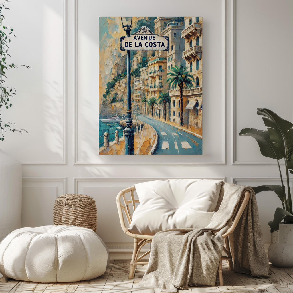 Avenue De La Costa Wall Art - Monaco, Monaco