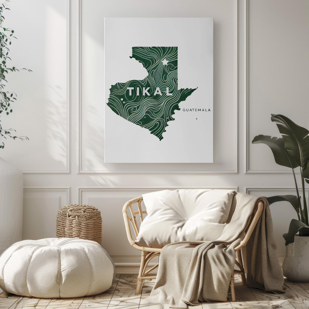 Tikal Print Decor - Tikal, Guatemala