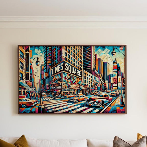 Times Square Modern Print - Manhattan, New York, USA