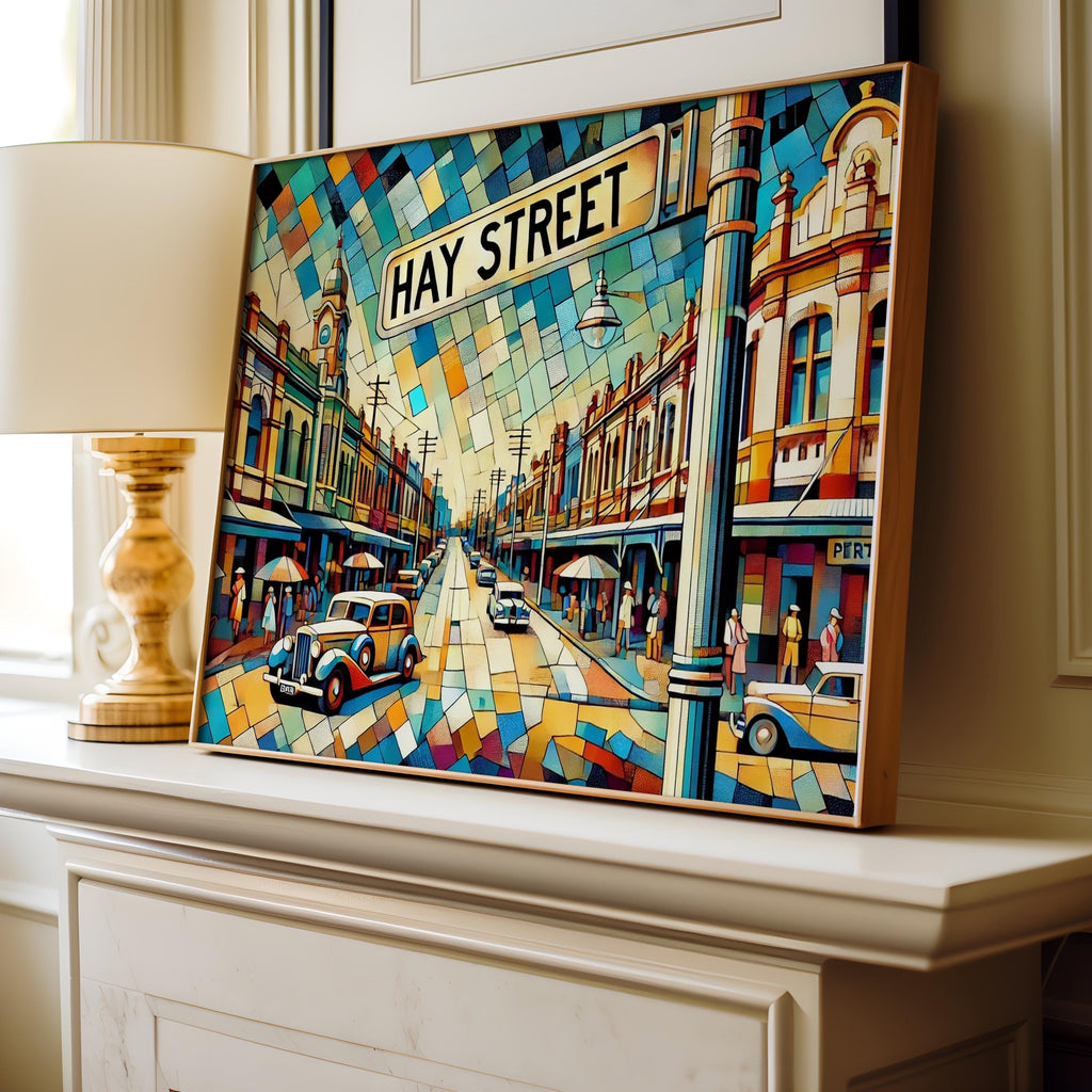 Hay Street Perth Wall Art Print – Hay Street Perth, Australia, Oceania