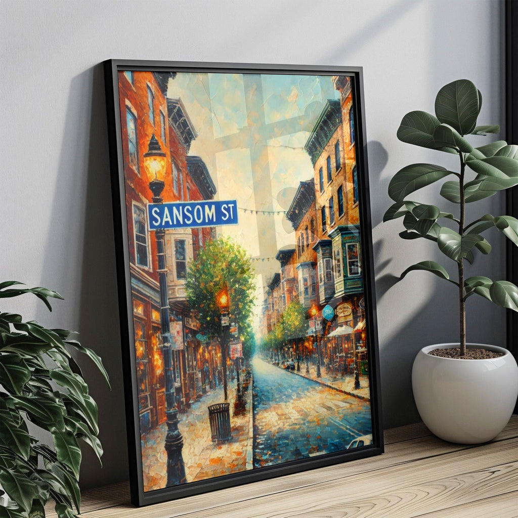 Sansom Street Print - Philadelphia, Pennsylvania, USA